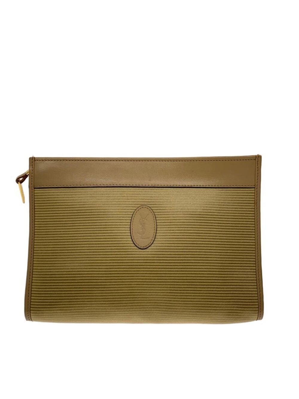 Saint Laurent Yves Clutch Bag Brown